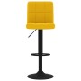 Taburete de bar de terciopelo amarillo mostaza | Foro24|Onlineshop| Casa, Jardín y Más Foro24.es