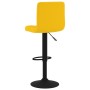 Taburete de bar de terciopelo amarillo mostaza | Foro24|Onlineshop| Casa, Jardín y Más Foro24.es