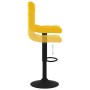 Taburete de bar de terciopelo amarillo mostaza | Foro24|Onlineshop| Casa, Jardín y Más Foro24.es