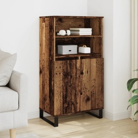 Aparador alto madera de ingeniería envejecida 60x36x110 cm von , Sideboards - Ref: Foro24-857460, Preis: 110,86 €, Rabatt: %