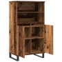 Aparador alto madera de ingeniería envejecida 60x36x110 cm de , Aparadores - Ref: Foro24-857460, Precio: 110,86 €, Descuento: %