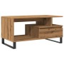 Mesa de centro madera de ingeniería roble artisan 90x49x45 cm von , Couchtisch - Ref: Foro24-857455, Preis: 88,97 €, Rabatt: %