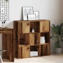 Estantería madera de ingeniería color envejecido 90x28x90 cm by , Bookcases and shelves - Ref: Foro24-856058, Price: 100,87 €...