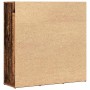 Estantería madera de ingeniería color envejecido 90x28x90 cm by , Bookcases and shelves - Ref: Foro24-856058, Price: 100,87 €...