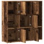 Estantería madera de ingeniería color envejecido 90x28x90 cm by , Bookcases and shelves - Ref: Foro24-856058, Price: 100,87 €...