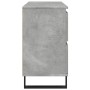 Mueble de lavabo madera de ingeniería gris hormigón 80x33x60 cm by , Bathroom furniture - Ref: Foro24-857237, Price: 106,50 €...