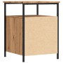 Mesita de noche madera de ingeniería roble artisan 44x45x60 cm de , Mesitas de noche - Ref: Foro24-857256, Precio: 68,04 €, D...