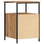 Mesitas de noche 2 uds madera roble artisan 34x35,5x50 cm von , Nachttische - Ref: Foro24-857261, Preis: 93,21 €, Rabatt: %