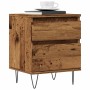 Mesitas de noche 2 uds madera ingeniería envejecida 40x35x50 cm by , Nightstands - Ref: Foro24-857417, Price: 96,91 €, Discou...