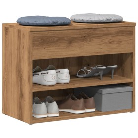 Banco zapatero madera de ingeniería roble artisan 60x30x45 cm von , Schuhregale und Schuhorganisatoren - Ref: Foro24-856755, ...