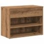 Banco zapatero madera de ingeniería roble artisan 60x30x45 cm by , Shoe racks and shoe organizers - Ref: Foro24-856755, Price...