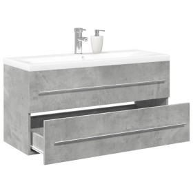 Set muebles de baño 2 piezas madera contrachapada gris hormigón by , Bathroom furniture - Ref: Foro24-3324922, Price: 300,70 ...