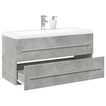 Set muebles de baño 2 piezas madera contrachapada gris hormigón by , Bathroom furniture - Ref: Foro24-3324922, Price: 300,70 ...