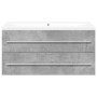 Set muebles de baño 2 piezas madera contrachapada gris hormigón by , Bathroom furniture - Ref: Foro24-3324922, Price: 300,70 ...