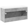 Set muebles de baño 2 piezas madera contrachapada gris hormigón by , Bathroom furniture - Ref: Foro24-3324922, Price: 300,70 ...