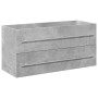 Set muebles de baño 2 piezas madera contrachapada gris hormigón de , Muebles de baño - Ref: Foro24-3324922, Precio: 300,70 €,...