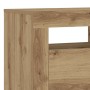 Mueble de TV luces LED madera roble artisan 90x35x40 cm de , Muebles TV - Ref: Foro24-856322, Precio: 75,44 €, Descuento: %