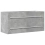 Armario para lavabo contrachapada gris hormigón 100x38,5x48 cm von , Badezimmermöbel - Ref: Foro24-856233, Preis: 72,81 €, Ra...