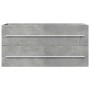 Armario para lavabo contrachapada gris hormigón 100x38,5x48 cm de , Muebles de baño - Ref: Foro24-856233, Precio: 72,81 €, De...