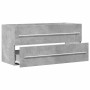 Armario para lavabo contrachapada gris hormigón 100x38,5x48 cm von , Badezimmermöbel - Ref: Foro24-856233, Preis: 72,81 €, Ra...