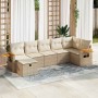 Set sofás de jardín 7 piezas y cojines ratán sintético beige by , Garden sets - Ref: Foro24-3325985, Price: 567,82 €, Discoun...