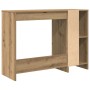 Escritorio de madera de ingeniería roble artisan 102,5x35x75 cm de , Escritorios - Ref: Foro24-856631, Precio: 72,71 €, Descu...