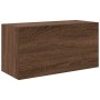 Mueble de pared baño madera ingeniería roble marrón 60x25x30cm de , Tocadores de baño - Ref: Foro24-860064, Precio: 46,15 €, ...