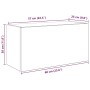 Mueble de pared de baño madera ingeniería blanco 60x25x30 cm von , Badezimmerwaschtische - Ref: Foro24-860058, Preis: 46,15 €...