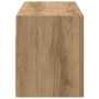 Mueble de pared baño madera ingeniería roble artisan 60x25x30cm de , Tocadores de baño - Ref: Foro24-860066, Precio: 45,00 €,...