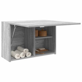 Armario de pared baño madera ingeniería gris Sonoma 60x25x40 cm de , Tocadores de baño - Ref: Foro24-860072, Precio: 51,41 €,...