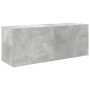 Mueble de pared baño madera ingeniería gris hormigón 80x25x30cm de , Tocadores de baño - Ref: Foro24-860079, Precio: 52,13 €,...