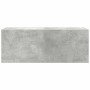 Mueble de pared baño madera ingeniería gris hormigón 80x25x30cm de , Tocadores de baño - Ref: Foro24-860079, Precio: 52,13 €,...