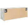 Mueble de pared baño madera ingeniería gris hormigón 80x25x30cm de , Tocadores de baño - Ref: Foro24-860079, Precio: 52,13 €,...