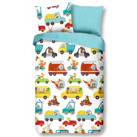 Good Morning Funda edredón infantil TRAFFIC 140x200/220 cm multicolor de Good Morning, Fundas de nórdico - Ref: Foro24-433021...