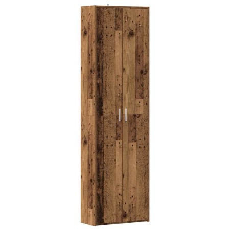 Armario de pasillo madera de ingeniería envejecida 55x25x189 cm by , Wardrobes - Ref: Foro24-856030, Price: 121,31 €, Discoun...