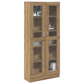 Aparador alto madera ingeniería roble artisan 82,5x30,5x185 cm de , Aparadores - Ref: Foro24-3318721, Precio: 151,13 €, Descu...