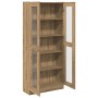 Aparador alto madera ingeniería roble artisan 82,5x30,5x185 cm von , Sideboards - Ref: Foro24-3318721, Preis: 151,13 €, Rabat...