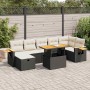 Set de muebles de jardín 5 pzas y cojines ratán sintético negro | Foro24|Onlineshop| Casa, Jardín y Más Foro24.es