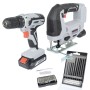 Brüder Mannesmann Cordless Combination Tool Set 20 V by Brüder Mannesmann, Electric hand drills - Ref: Foro24-433786, Price: ...