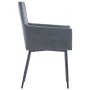 Sillas comedor reposabrazos 2 uds cuero ante sintética gris by , dining chairs - Ref: Foro24-282058, Price: 189,87 €, Discoun...