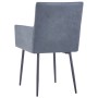 Sillas comedor reposabrazos 2 uds cuero ante sintética gris by , dining chairs - Ref: Foro24-282058, Price: 189,87 €, Discoun...