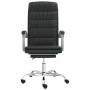 Silla de oficina reclinable negra piel sintética de , Sillas de oficina - Ref: Foro24-349801, Precio: 110,56 €, Descuento: %