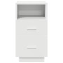 Mesillas de noche 2 uds con 2 cajones blanco 36x36x68 cm by , Nightstands - Ref: Foro24-858579, Price: 116,24 €, Discount: %