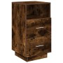 Mesillas de noche 2 uds con 2 cajones roble ahumado 36x36x68 cm by , Nightstands - Ref: Foro24-858587, Price: 112,84 €, Disco...