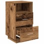 Mesillas de noche 2 uds con 2 cajones madera vieja 36x36x68 cm von , Nachttische - Ref: Foro24-858593, Preis: 112,84 €, Rabat...