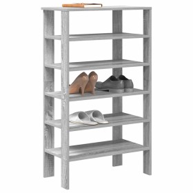 Mueble zapatero madera contrachapada gris Sonoma 61x32x105 cm von , Schuhregale und Schuhorganisatoren - Ref: Foro24-859865, ...