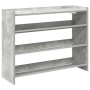 Mueble zapatero madera contrachapada gris hormigón 80x25x62 cm de , Zapateros y organizadores de calzado - Ref: Foro24-859917...