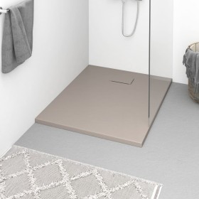 SMC brown shower tray 100x80 cm by vidaXL, Shower trays - Ref: Foro24-148927, Price: 165,43 €, Discount: %