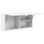 Mueble de pared de baño madera ingeniería blanco 80x25x40 cm de , Tocadores de baño - Ref: Foro24-860085, Precio: 60,26 €, De...