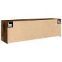 Mueble pared baño madera ingeniería roble ahumado 100x25x30cm de , Tocadores de baño - Ref: Foro24-860098, Precio: 58,20 €, D...